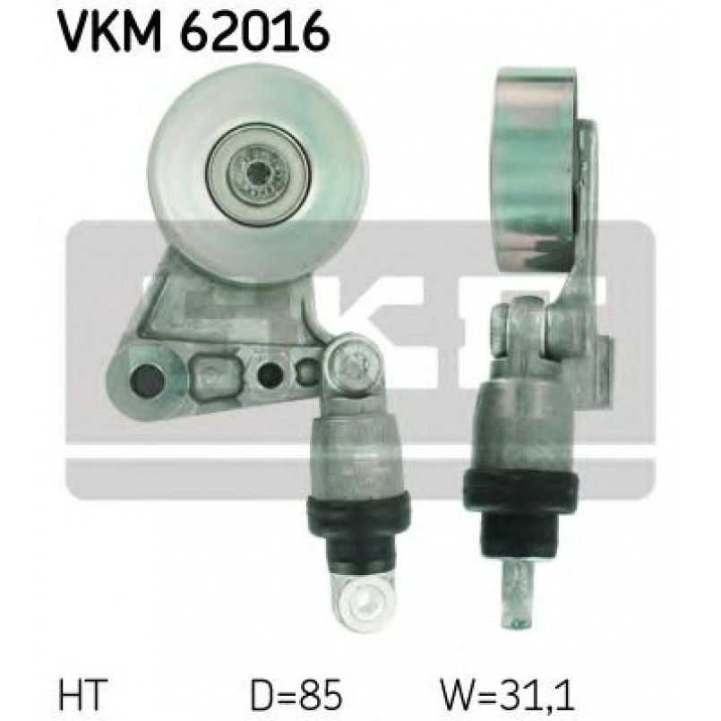 VKM 62016 SKF Натягувач поліклинового ременя